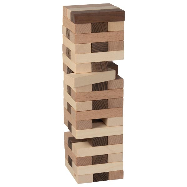 Obrázok Goki Drevená Veža Jenga Natural 56685