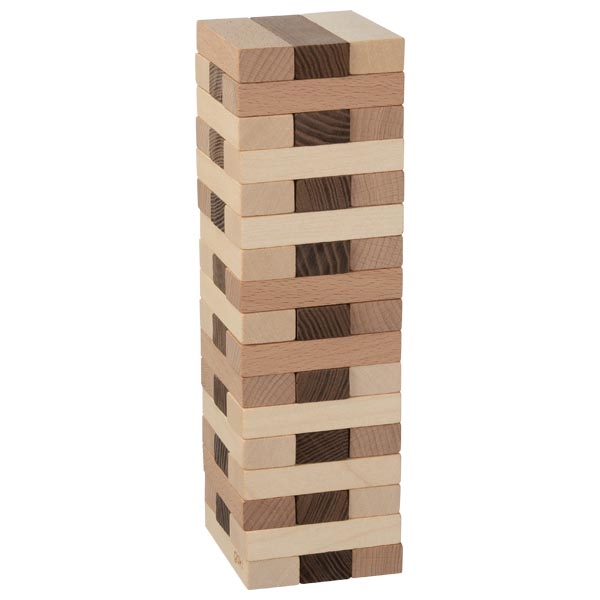 Obrázok Goki Drevená Veža Jenga Natural 56685