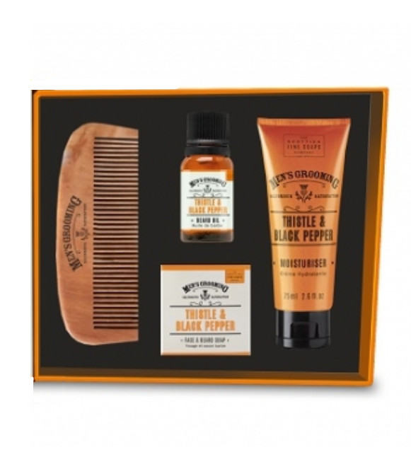 Obrázok SCOTTISH FINE SOAP Face & Beard Face Kit Set (5016365018111)