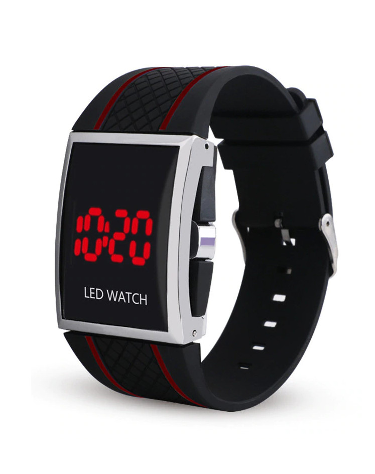 Obrázok Hodinky LED Watch 7381 Black/Red