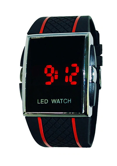 Obrázok Hodinky LED Watch 7381 Black/Red