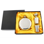 Guľatá ploskačka set Hip Flask 150ml