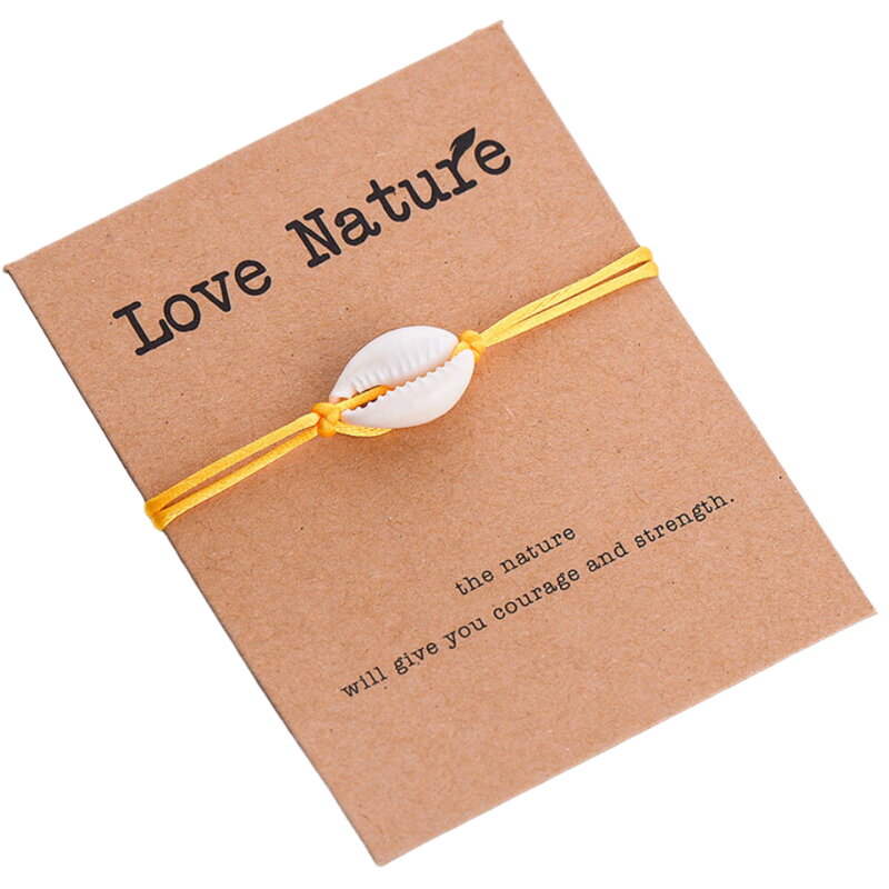 Náramok Love Nature Shell OA002 Yellow Náramok Love Nature Shell OA002 Yellow