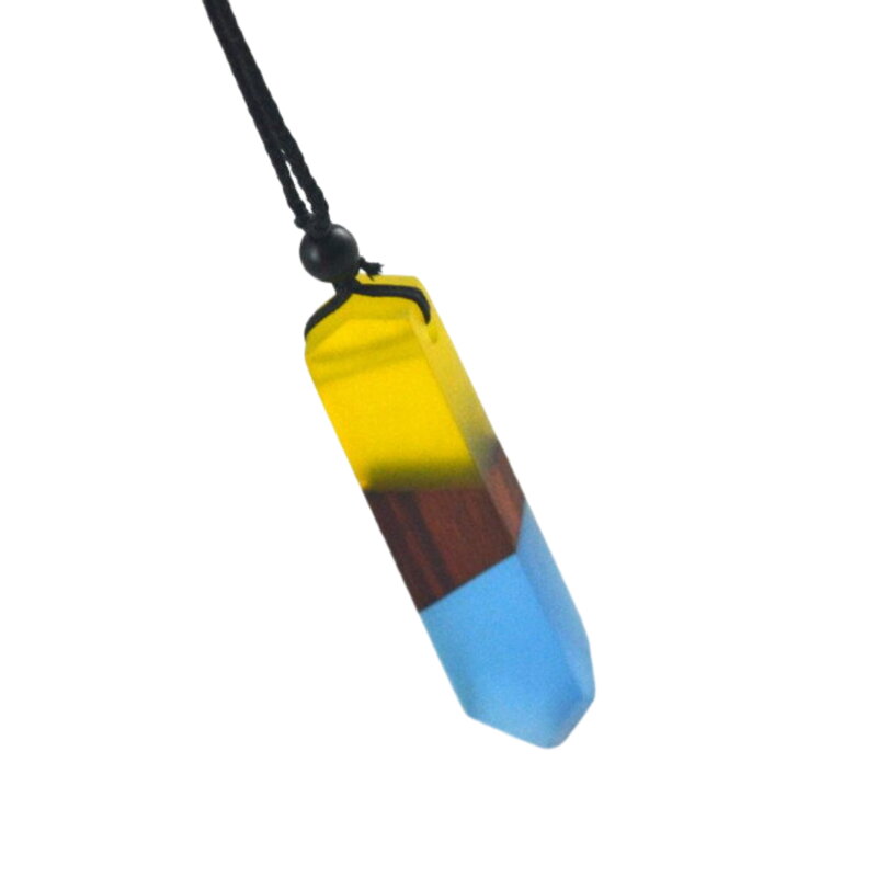 Prívesok Miranda Resin Wood ES171 Blue-Yellow Prívesok Miranda Resin Wood ES171 Blue-Yellow